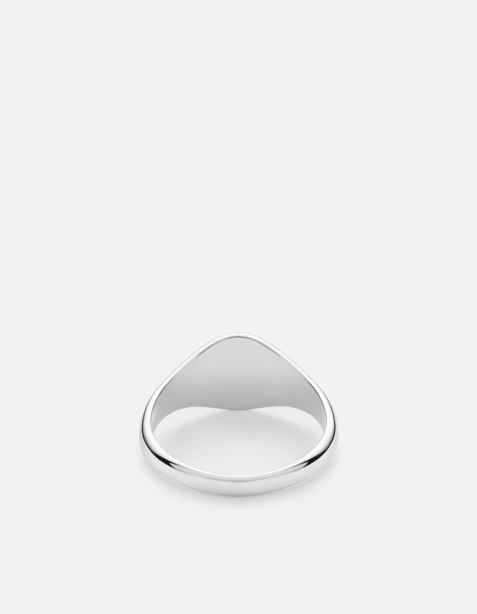 Sterling Silver Signet Ring for Men & Women - Personalized Engraved Initials - Elegant & Timeless Jewelry for Weddings, Gifts & Everyday Wear