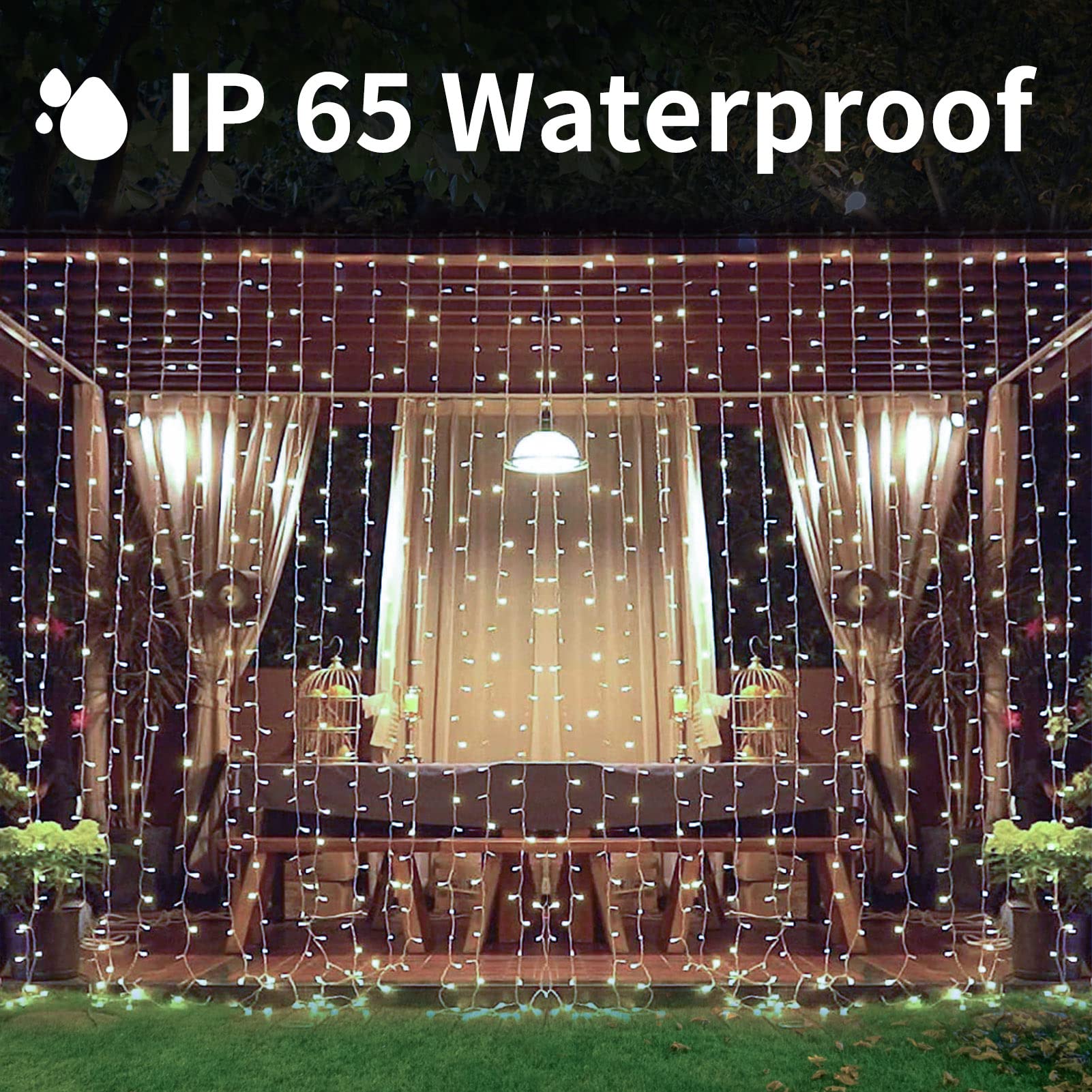 300LED Solar Fairy Lights - Waterproof Outdoor/Indoor String Lights with 8 Modes for Garden, Patio & Christmas Decor