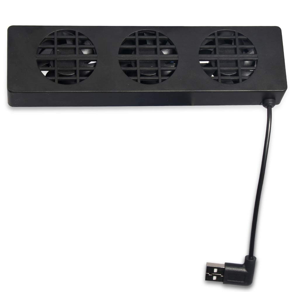 OSTENT 3-in-1 Cooling Fan Dock for Nintendo Switch - Portable Cooling System with Triple Fans for Switch/OLED/Lite - Prevent Overheating During Gaming Sessions