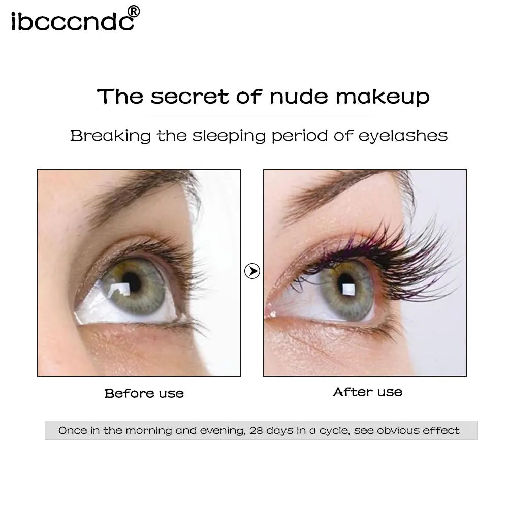 Best Natural Eyelash Growth Serum for Longer, Thicker Lashes - Vegan & Cruelty-Free Lash Enhancer for Daily Use at Home or Salon