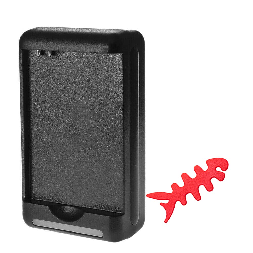 Fast Charging Dock Wall USB/AC Battery Charger with Fishbone Cable Winder - Compatible with Cricket Samsung Galaxy Amp Prime SM-J320A - Perfect for Home, Office & Travel Charging