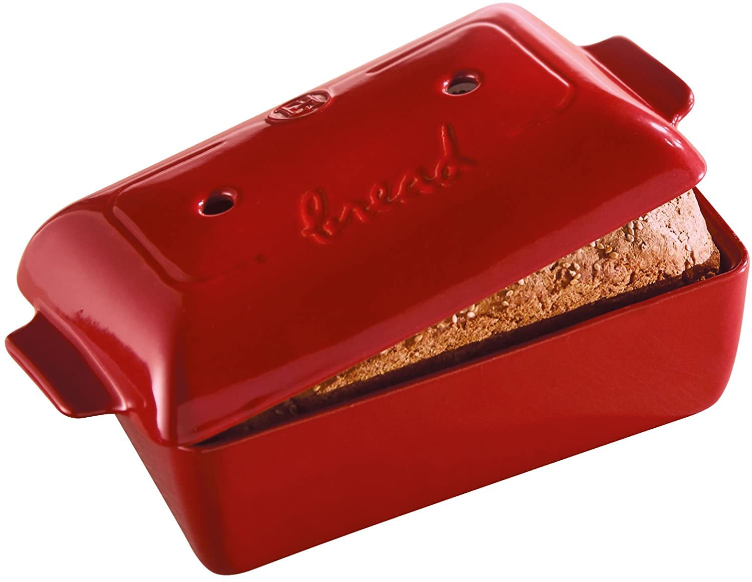 Emi Gold Bread Loaf Baker - Premium Stainless Steel Bread Pan with Non-Stick Coating, Perfect for Homemade Bread Baking (Burgundy) - Ideal for Kitchen, Baking Enthusiasts, and Gift Giving