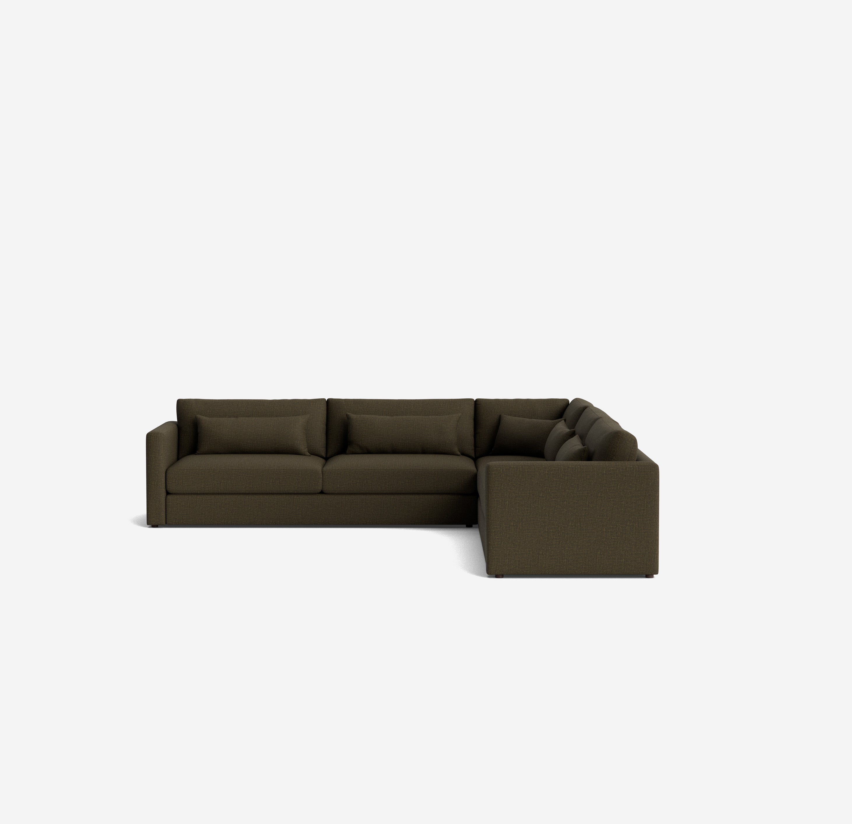 Durham Corner Sectional Sofa - Modern L-Shaped Couch with Storage | Comfortable Living Room Furniture for Small Spaces & Apartments