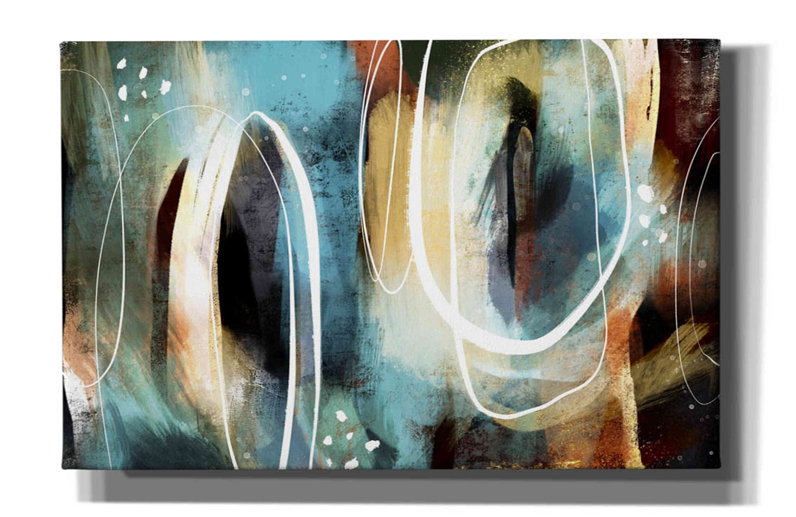 Delores Naskrent Velvet Cape Giclee Canvas Wall Art Print - 40x26 Inches Home Decor for Living Room, Bedroom & Office - Elegant Floral Painting for Modern Interior Design