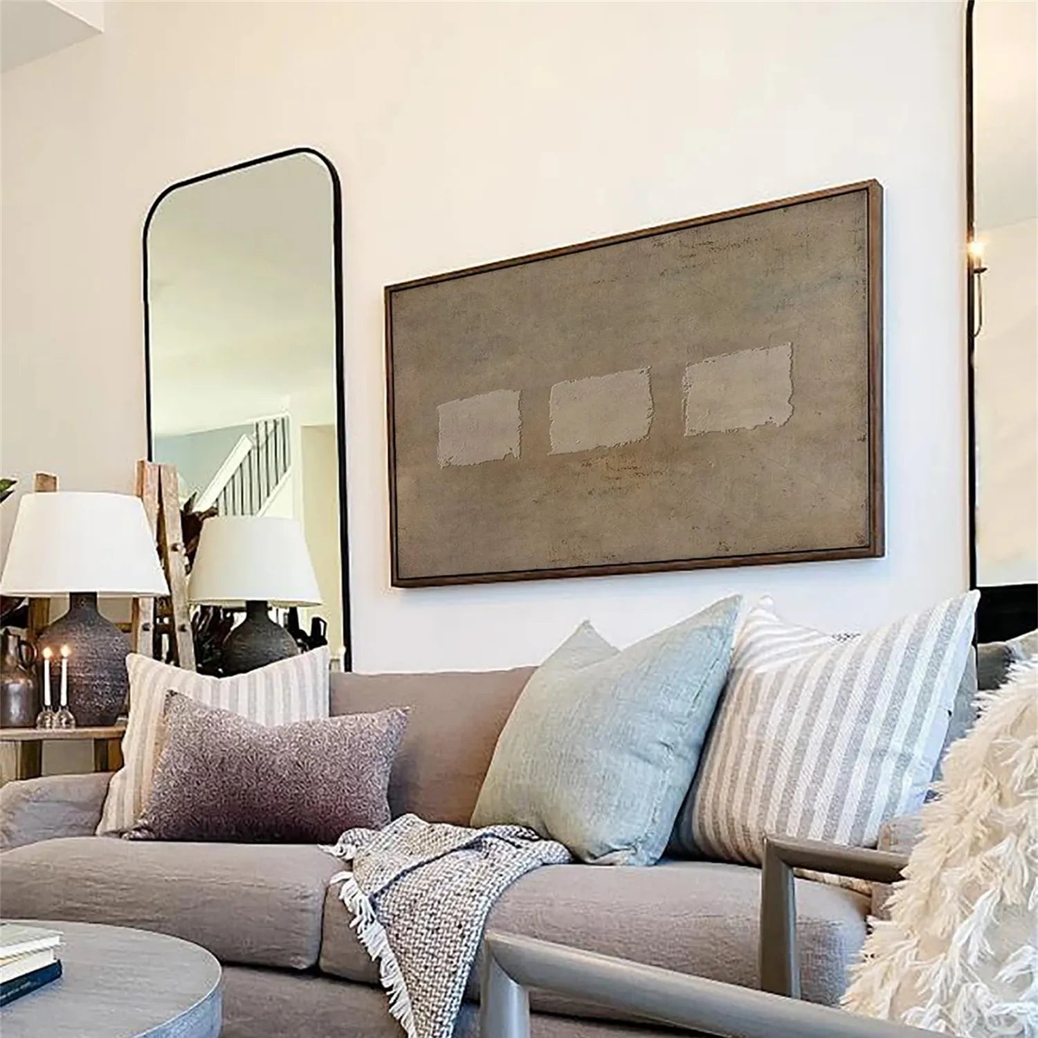 Abstract Tranquility Wall Art Print #WS136 - Modern Home Decor for Living Room, Bedroom & Office
