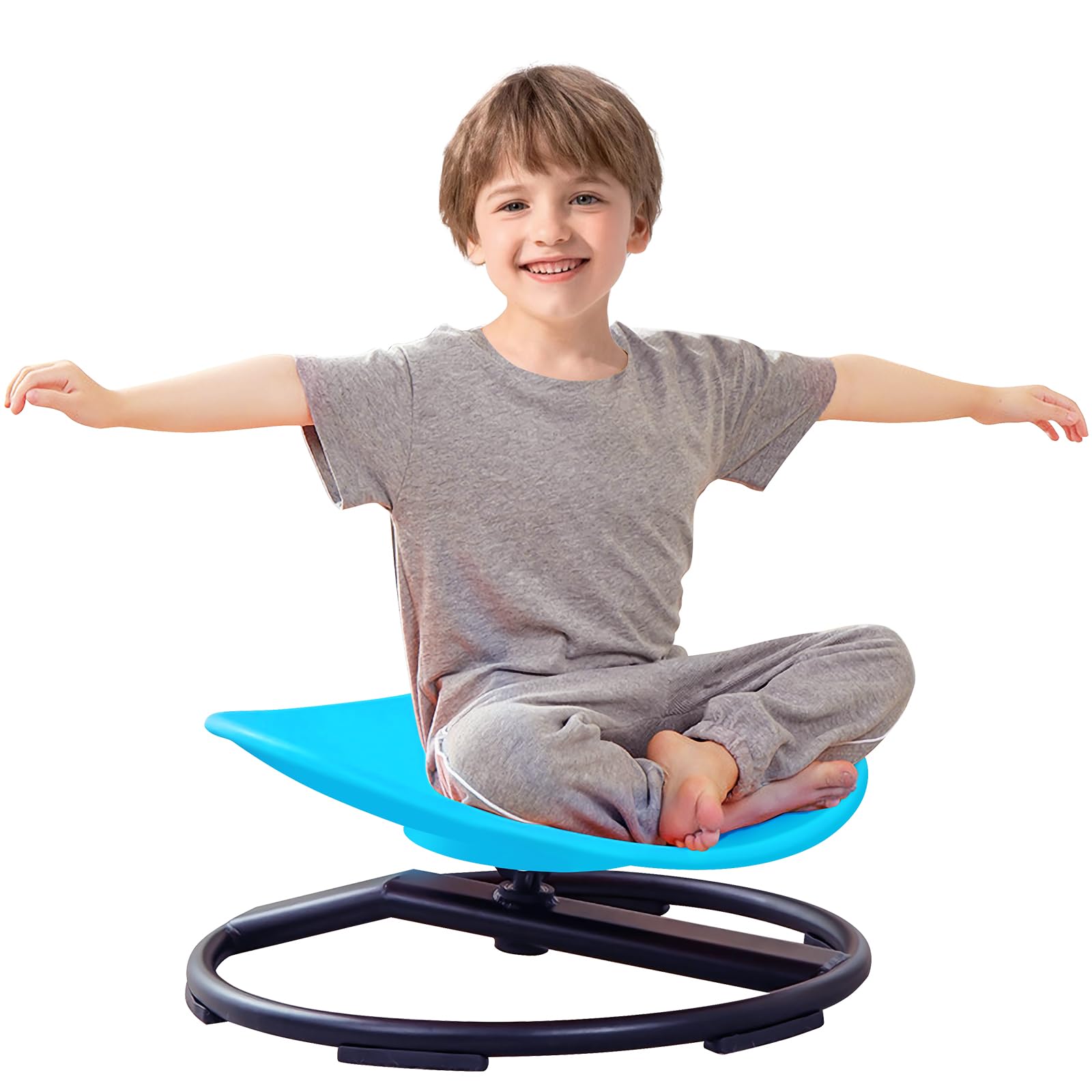 Sensory Swivel Chair for Kids with Autism - Wobble Spin Chair to Improve Physical Coordination & Motion Sickness Relief - Perfect for Classroom, Therapy, and Home Use