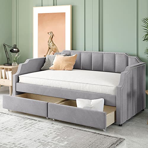Gray(upholstered Bed)