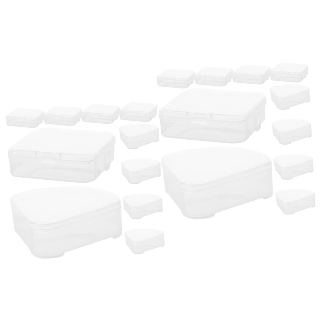 Minkissy Round Makeup Sponge Storage Box - Portable Travel Container for Cosmetic Sponges (20 Pcs, PP Material) | Ideal for Travel, Home Organization & Makeup Artist Kits
