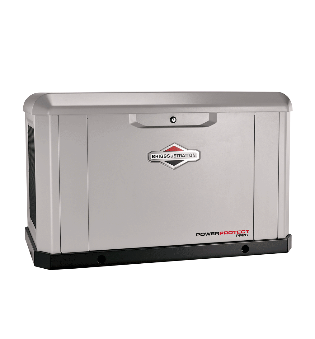 Briggs & Stratton 040658 26kW Standby Generator - LP/NG Compatible, Power Protect Series, Scratch & Dent (New) - Perfect for Home Backup Power During Outages & Emergency Situations