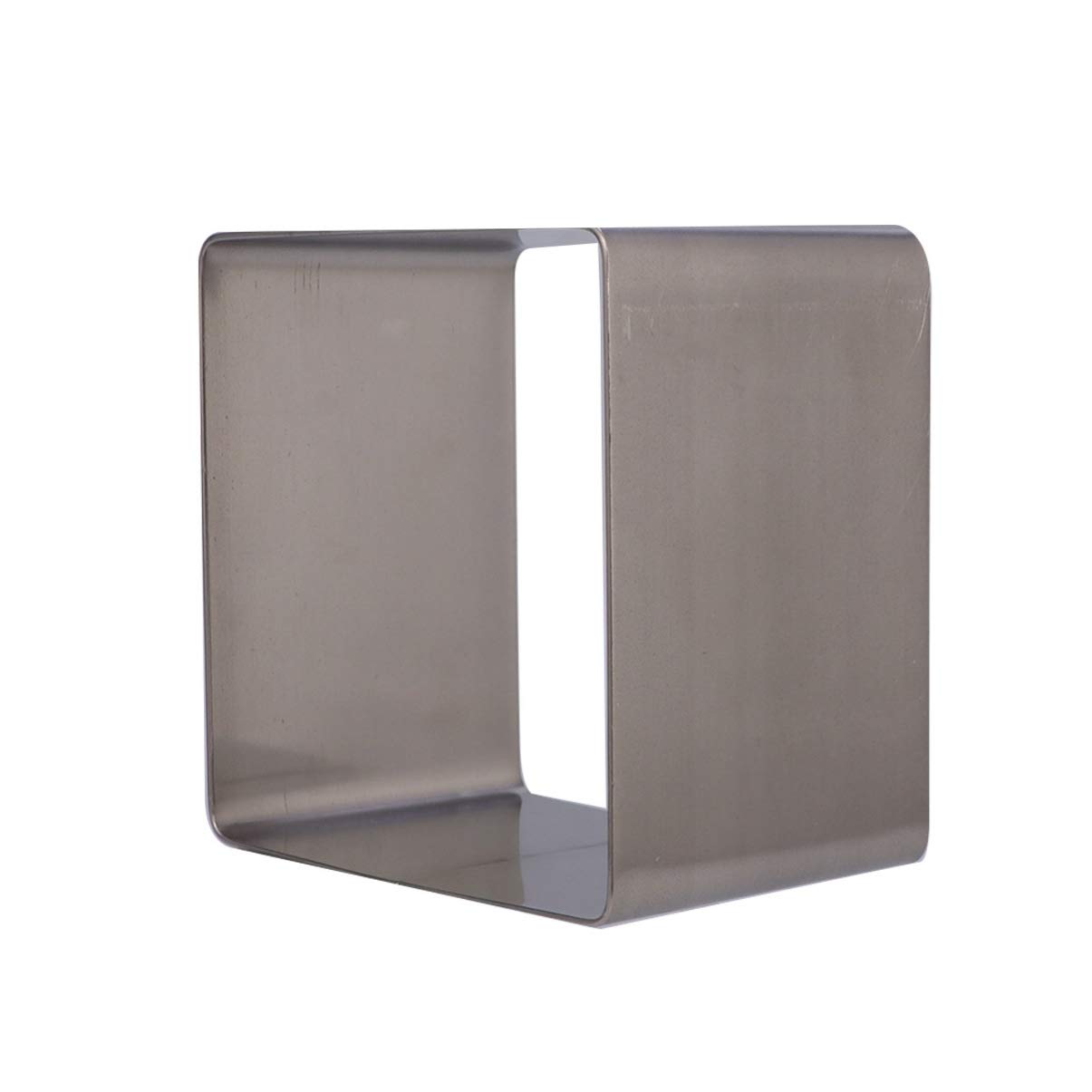 Yardwe 6 Inch Stainless Steel Square Cake Baking Ring Mold - Cookie, Mousse, Dessert Decor Tool (Silver) | Perfect for Wedding, Birthday, and Party Cake Decorating