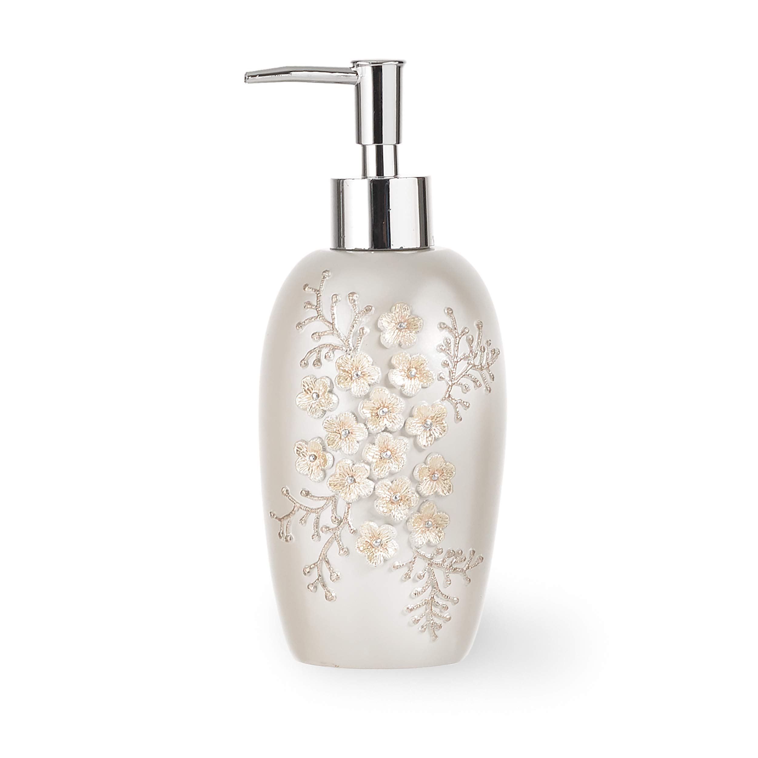 Bloomfield Beige Bath Lotion Pump - Premium Foaming Soap Dispenser for Shower & Sink | Perfect for Bathrooms, Kitchens, and Spa Relaxation