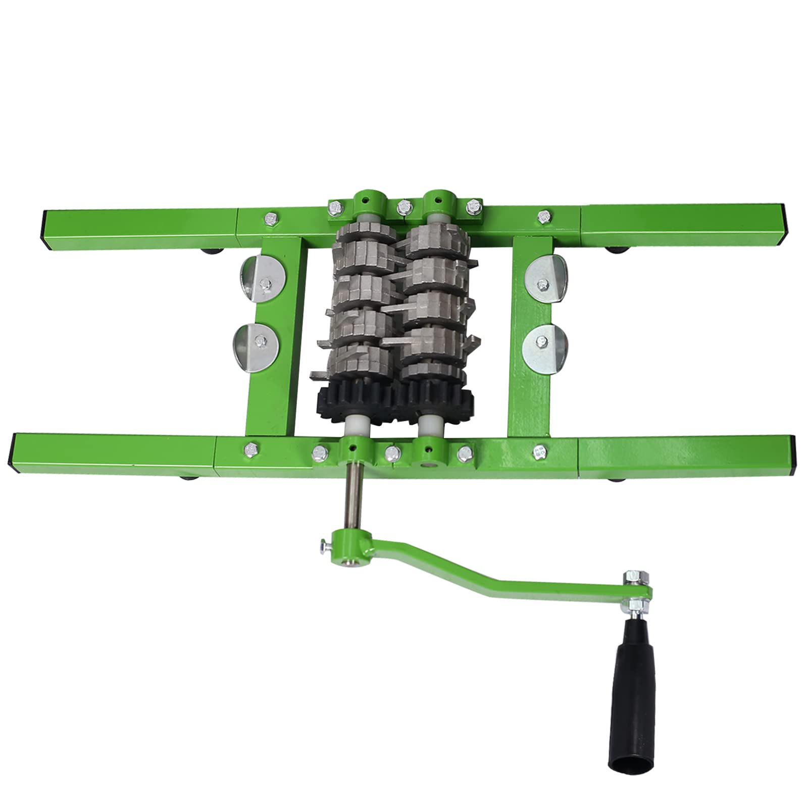 Stainless Steel 1.8 Gallon Manual Fruit Crusher - Apple Grape Juicer Grinder for Wine & Cider Pressing | Perfect for Home Brewing, Juice Making & Winemaking