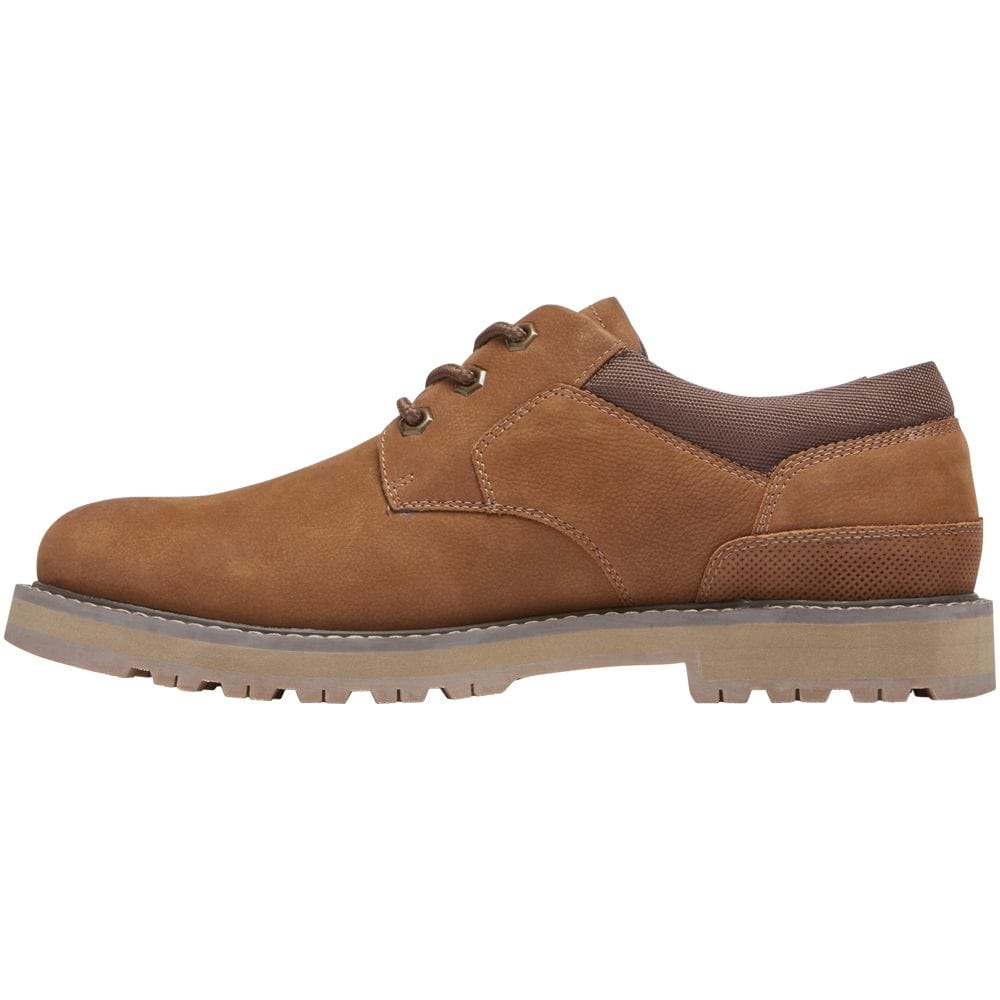 Bryne Plain Toe Oxford Shoes for Men - Classic Formal Dress Shoes for Business & Office - Comfortable Leather Oxfords for Wedding, Interview & Professional Occasions