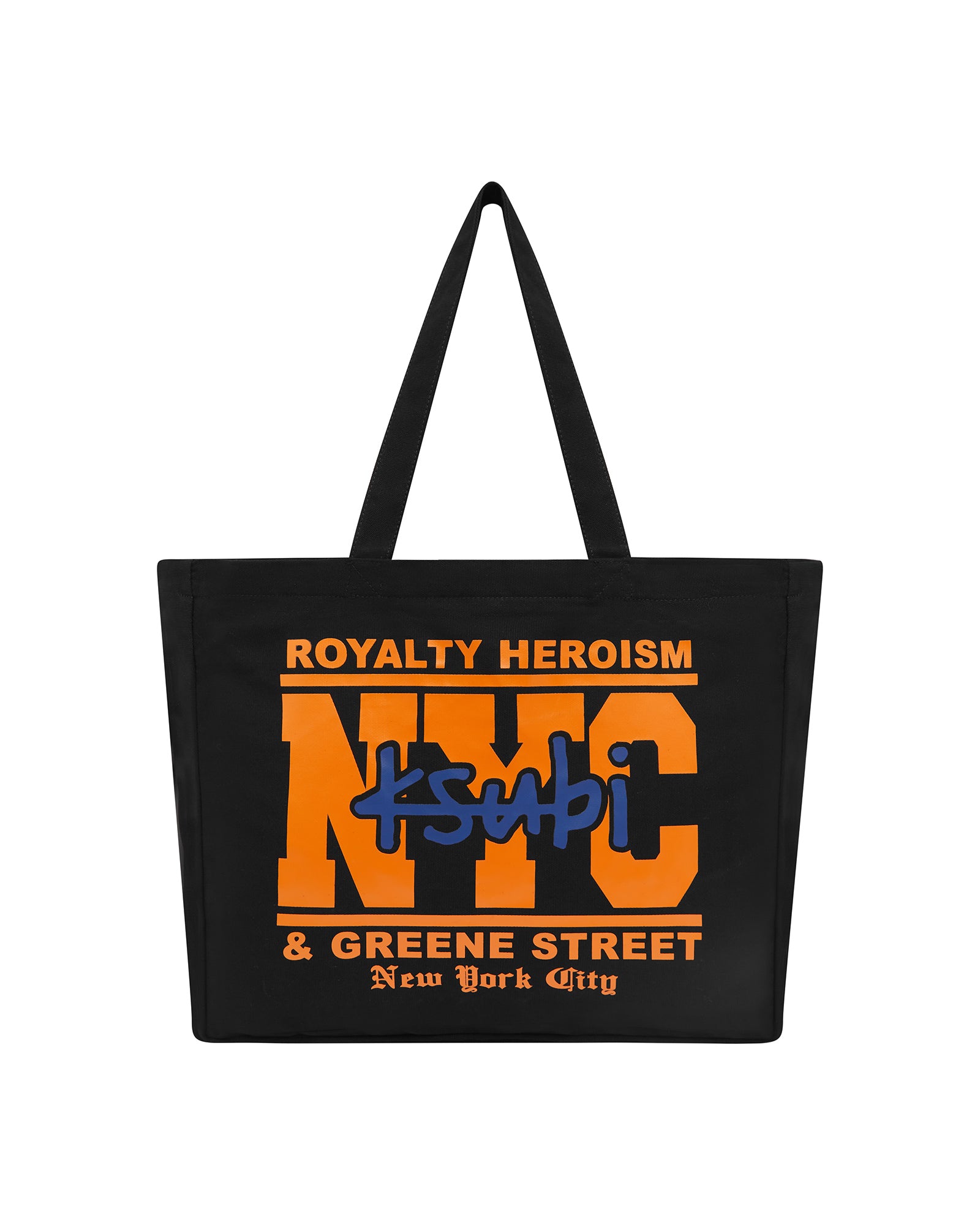 NYC and The Streets Tote Bag - Stylish Black Canvas Tote for Women, Men - Perfect for Shopping, Beach, Work & Travel
