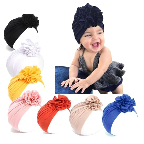 7pcs Baby Turbans