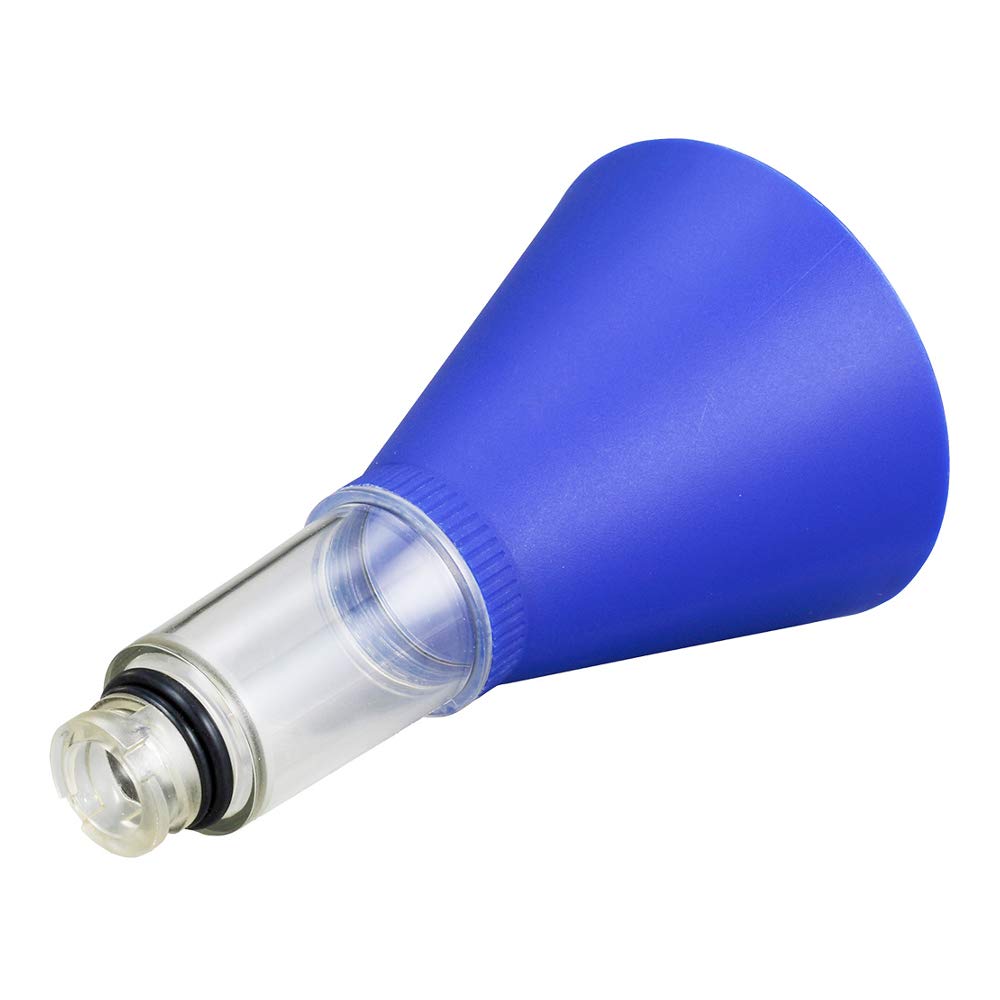 Ceydebne 9CL-612703373 Ford Mazda Oil Funnel - 9oz Blue Stainless Steel Automotive Funnel for Easy Oil Changes & Fluid Transfers - Perfect for DIY Car Maintenance & Garage Use