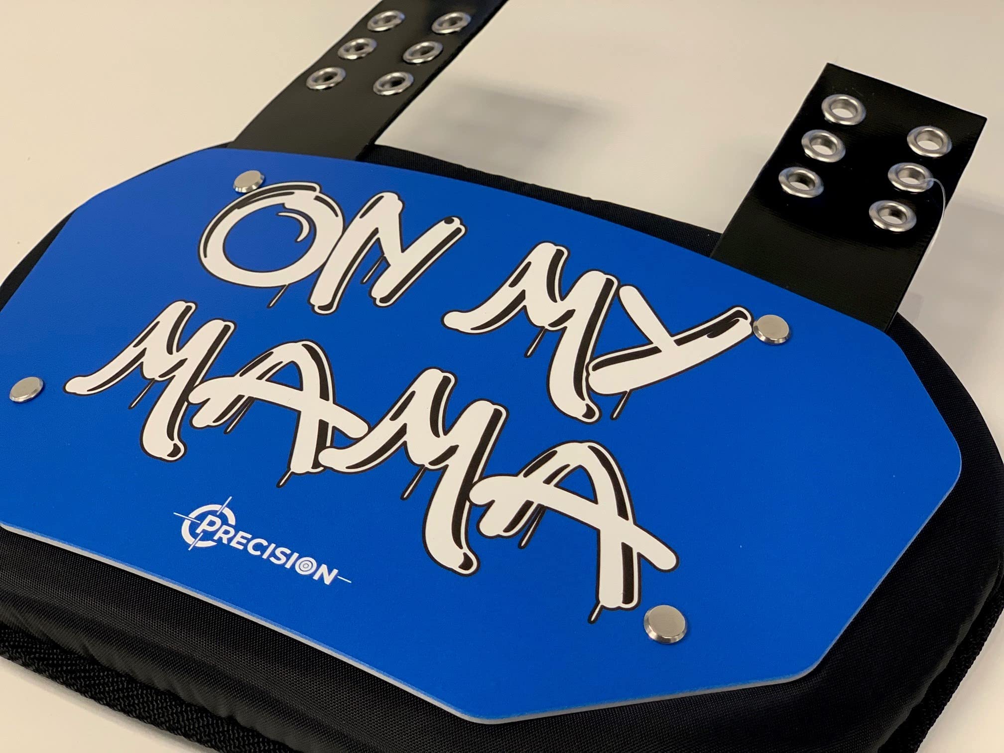 Precision Back Plate - Football Lower Back Protector Pads for Players - On My Mama Series - Ideal for Training & Game Day Protection