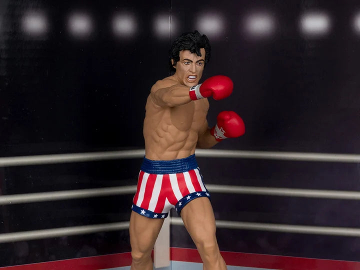 Rocky IV Movie Maniacs Rocky Balboa Action Figure - Limited Edition Collectible for Movie Fans & Boxing Enthusiasts - Perfect for Display, Gifts, and Home Decor