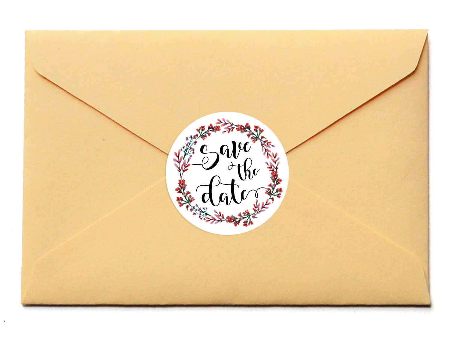 120PCS Premium Save The Date Wedding Stickers - Elegant Wedding Favor Labels, Envelope Seals for Bridal Showers & Invitations | Perfect for DIY Wedding Decor, Stationery & Party Favors