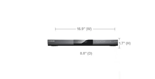 Samsung BD-C6900 3D Blu-ray DVD Player with HDMI, USB Port & WiFi - Black | Home Theater Entertainment, Movie Nights & Gaming