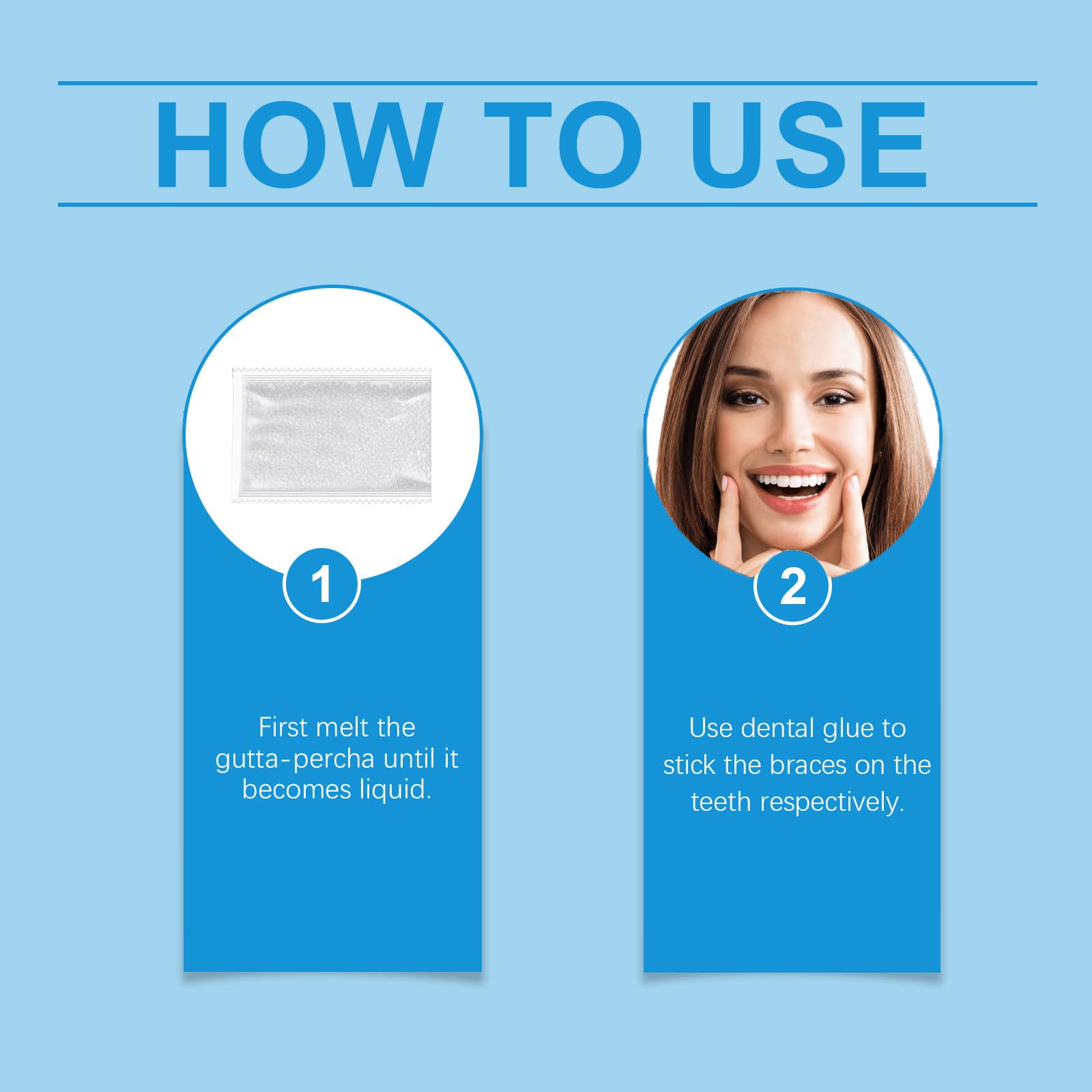 GreatFit Denture Silicone Reline Kit - Soft Upper & Lower Veneers for Women & Men | DIY Denture Repair & Comfort Solution | Perfect for Travel, Daily Use & Emergency Dental Care (1 Set)