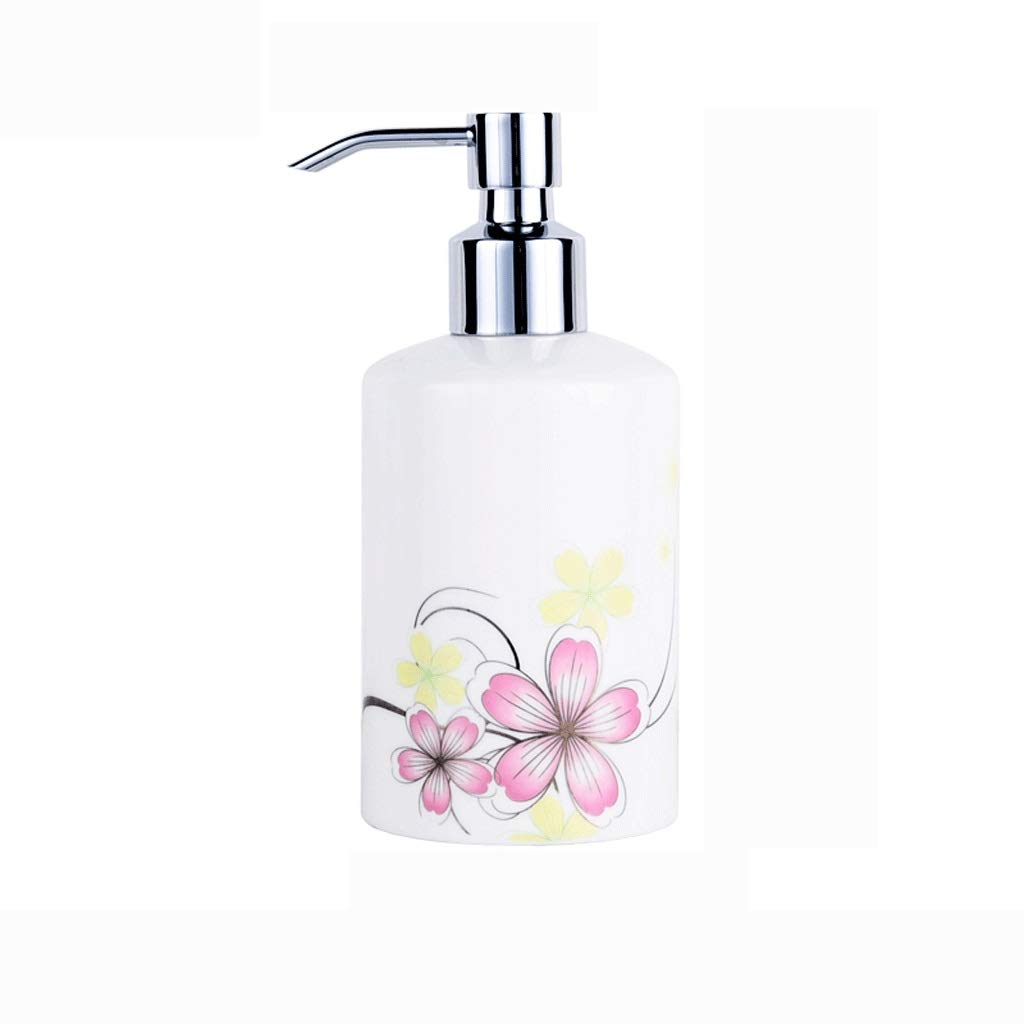 Premium Glass Lotion Dispenser Bottle - Creative Hand Sanitizer & Soap Dispenser for KTV, Beauty Salon, Hotel | Elegant Press Design, Empty Refillable Bottle Pack for Home & Commercial Use