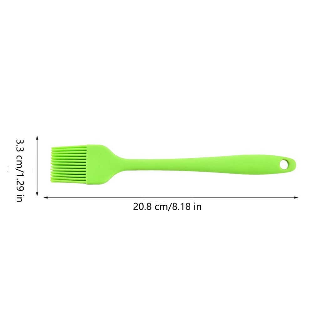 7-Piece Red Silicone Basting Brush Set for BBQ, Grilling, Baking & Pastry - Heat-Resistant Oil, Honey & Sauce Brush for Cooking, Kitchen & Outdoor Use