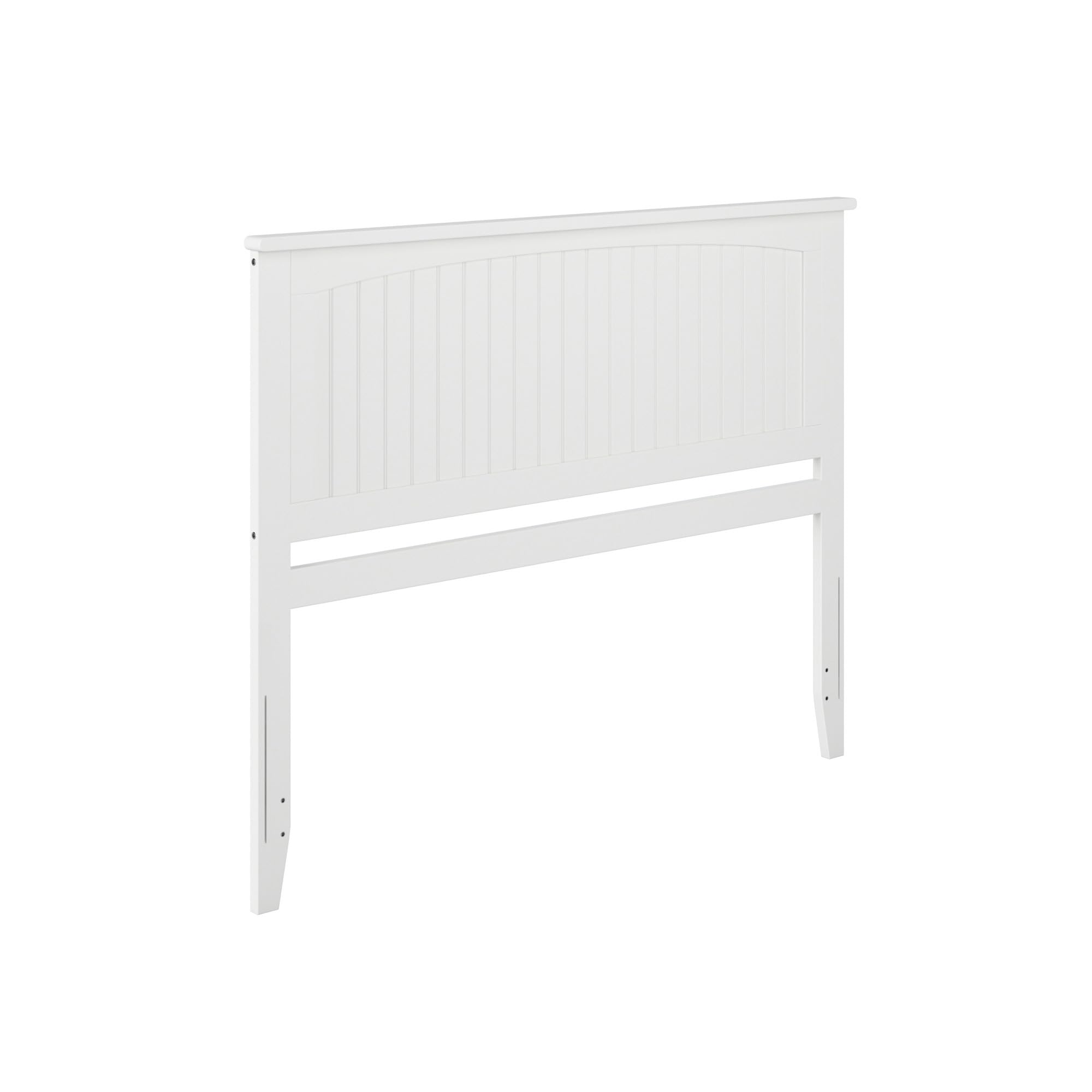 AFI AR282842 Nantucket Queen Size Headboard - White Coastal Style Bed Frame for Master Bedroom & Guest Room Decor