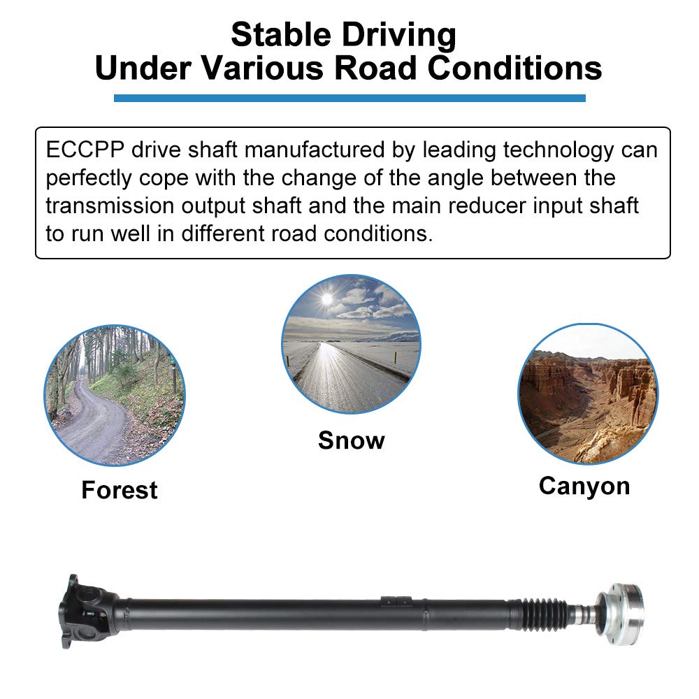 ECCPP Front Drive Shaft Prop Shaft Assembly Compatible with 2005-2006 Jeep Grand Cherokee & 2006 Jeep Commander - Perfect for Off-Roading & 4x4 Vehicle Repairs