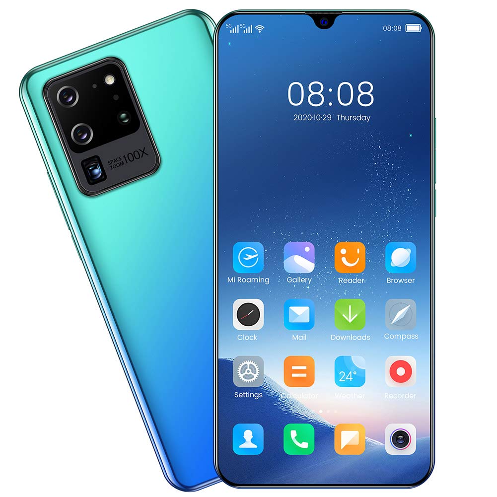 Lnx 6.3 Inch Unlocked Smartphone - 3G Android Mobile Phone with Dual SIM, Face ID & Fingerprint Unlock, HD Display, 2GB RAM + 16GB ROM - Perfect for Travel, Business & Everyday Use