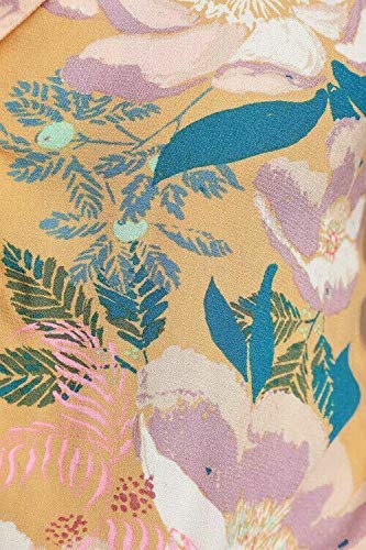 Free People Yellow Floral Offshore Bodysuit - Sexy One-Piece Swimsuit for Women, Summer Beach Vacation & Pool Party Outfit