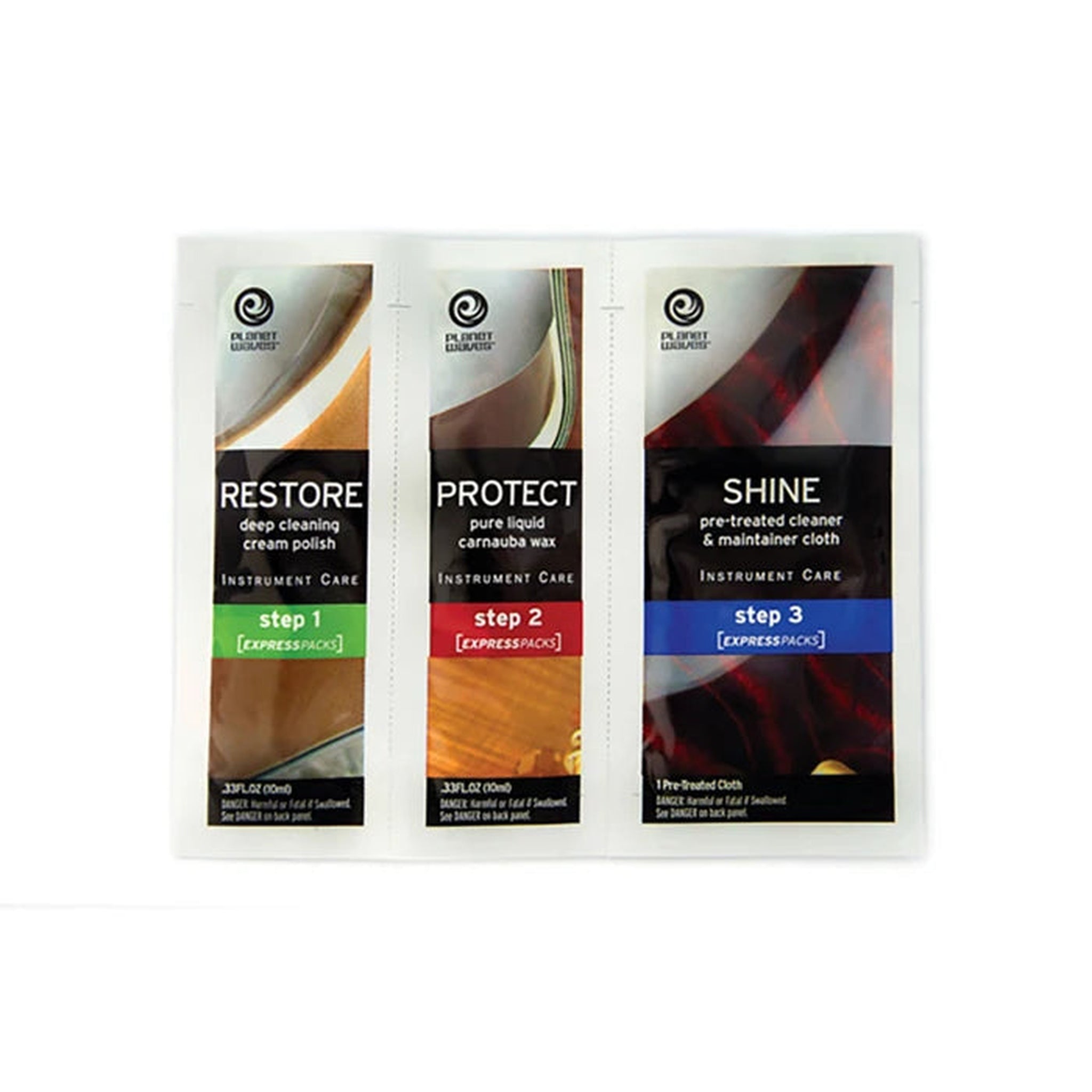 D'Addario Express Guitar Polish Kit - Premium Guitar Cleaner & Polish for Acoustic & Electric Guitars - Perfect for Home, Studio & Stage Use