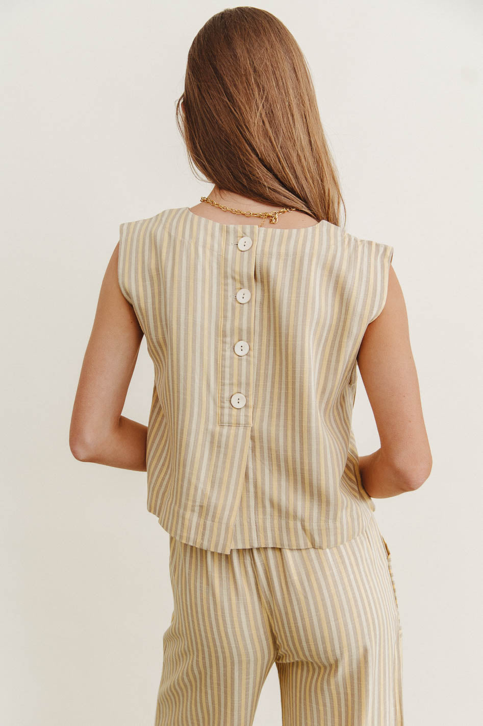 Alix Striped Tank Top for Women - Soft & Comfortable Summer Sleeveless Shirt - Perfect for Beach, Vacation & Casual Outings