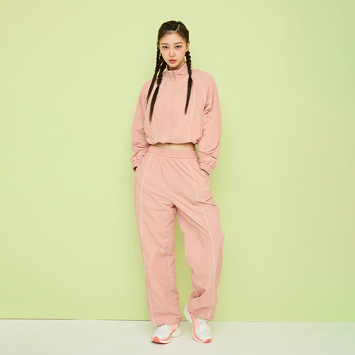 Stylish Woven Piping Two-Way Pants for Women - Comfortable High Waist Casual Trousers | Perfect for Office, Travel & Everyday Wear