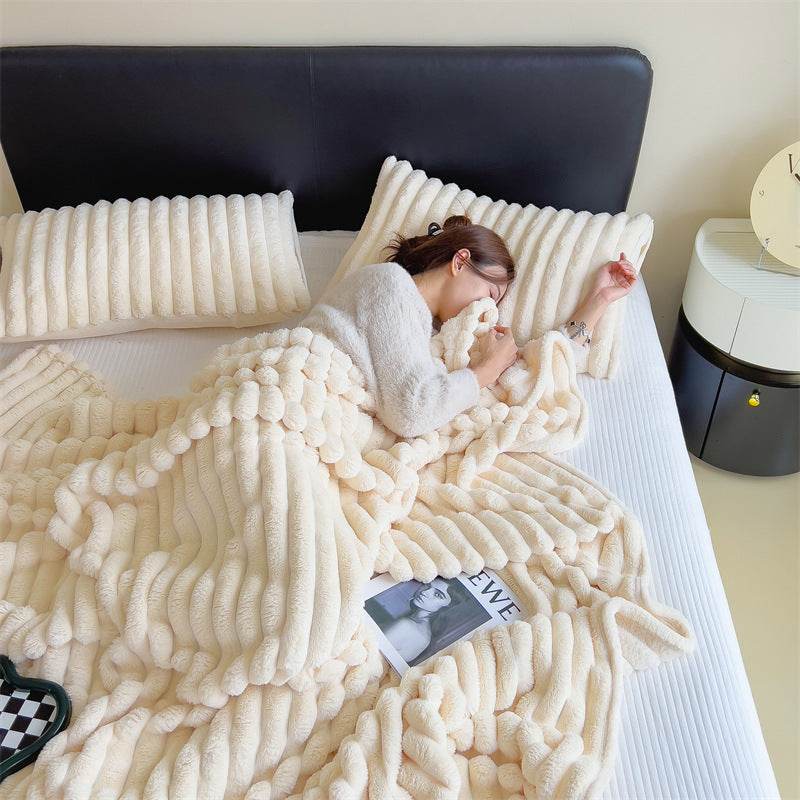 Snuggle Blanket: Ultra Soft Weighted Blanket for Winter - Perfect for Cozy Evenings, Stress Relief & Better Sleep