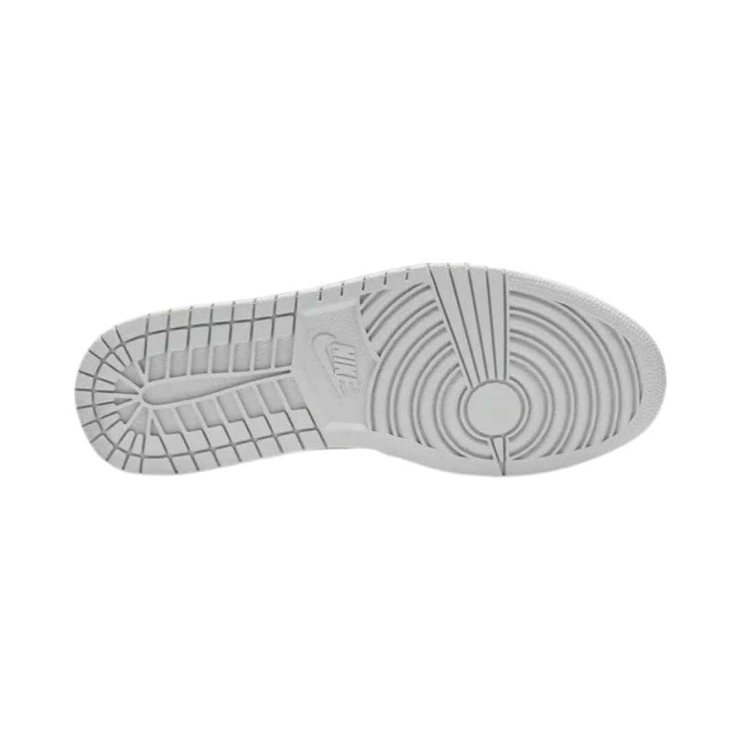 Air Jordan 1 High Retro CO JP Japan Silver Anniversary (2009) Special Edition Sneakers with Suitcase Box - Neutral Grey, Metallic Silver & White - Perfect for Collectors and Sneaker Enthusiasts
