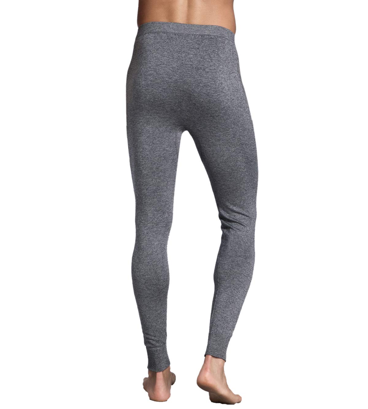 ZHILI Men's Thermal Underwear Leggings - Soft & Comfortable Winter Base Layer Pants for Cold Weather - Ideal for Skiing, Hiking & Outdoor Activities