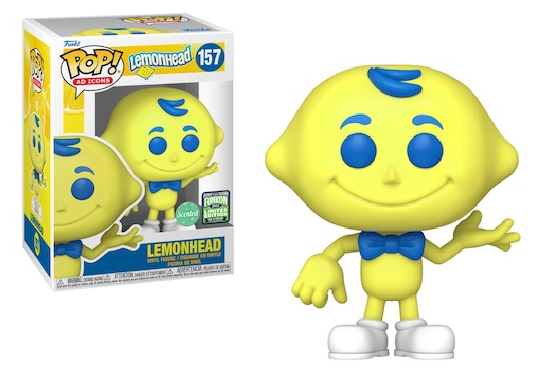 Ad Icons Lemonhead Scented FUNKON 2022 Pop Vinyl Figure - Collectible Scented Vinyl Toy for Pop Culture Fans & Home Decor