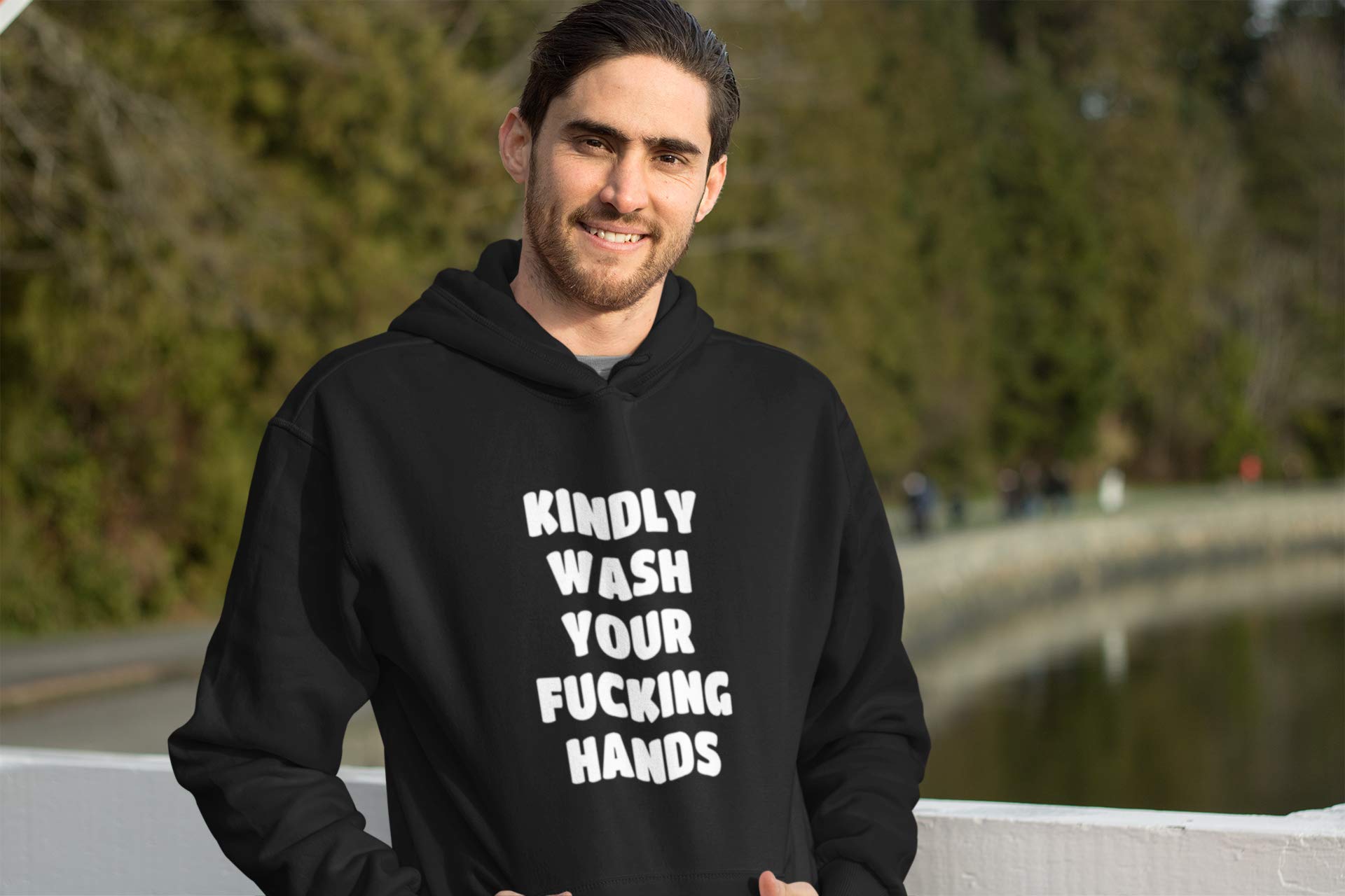 Funny Wash Your Hands Hoodie - Humorous Graphic Sweatshirt for Men & Women - Perfect for Gifts, Work, and Daily Wear