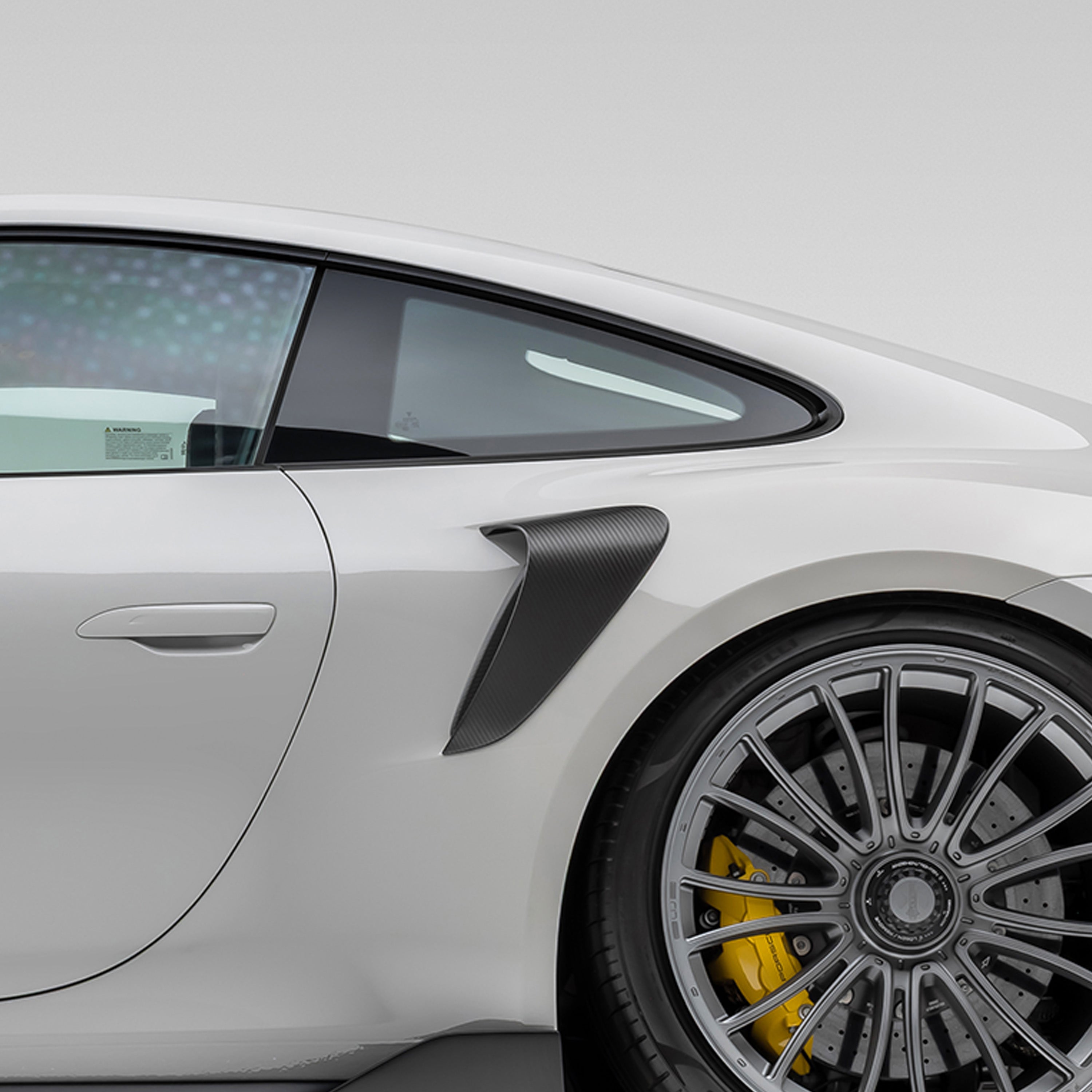 Porsche 992 Turbo S Carbon Fiber Aero Side Intake Trim - High Performance Air Intake Upgrade for 911 Turbo S (2019-2023) | Track & Street Use