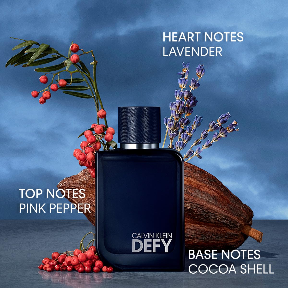 Calvin Klein Defy Parfum for Men - Woody Cologne with Mandarin Oil, Pink Pepper, Ginger & Sandalwood Notes - Long Lasting Luxury Fragrance - Perfect for Date Night, Office & Special Occasions