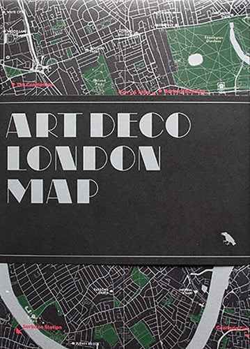 Vintage Art Deco London City Map Poster - Antique Wall Decor for Home, Office & Gifts | Perfect for Living Room, Bedroom & Study Decor