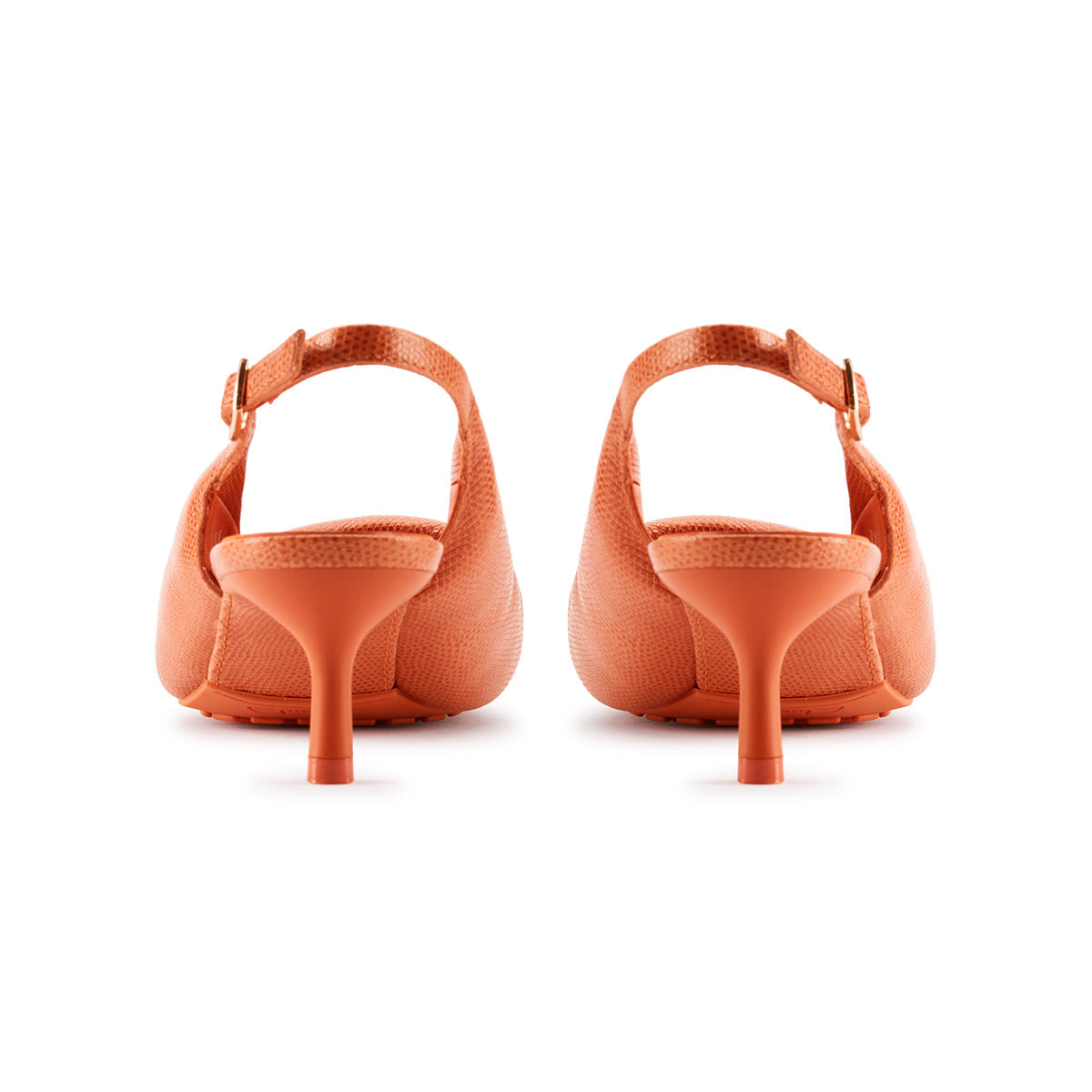 Martine Rose Women's CUR Sling 1 Orange Leather Crossbody Bag - Perfect for Casual Outings, Travel, and Everyday Use