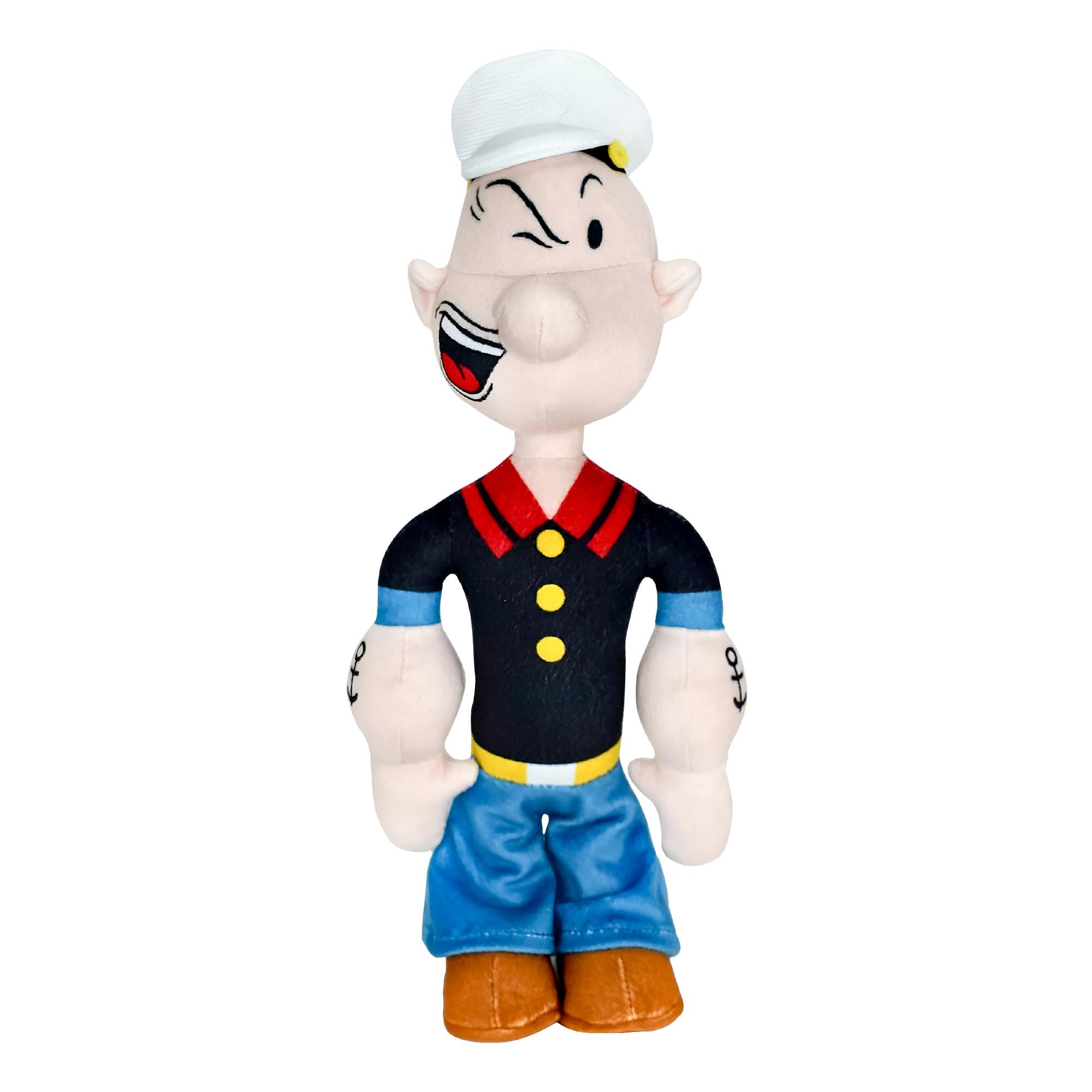 Multipet Popeye Dog Plush Toy - Soft & Durable Chew Toy for Puppies & Adult Dogs - Cuddly Interactive Play Toy for Indoor & Outdoor Fun (Small Size) - Perfect for Training, Teething & Bonding Time