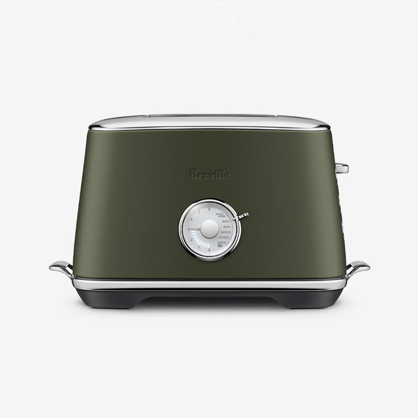 Breville The Toast Select Luxe 4-Slice Toaster - Stainless Steel, Wide Slots, 6 Shade Settings - Perfect for Breakfast, Bagels, and Artisan Bread