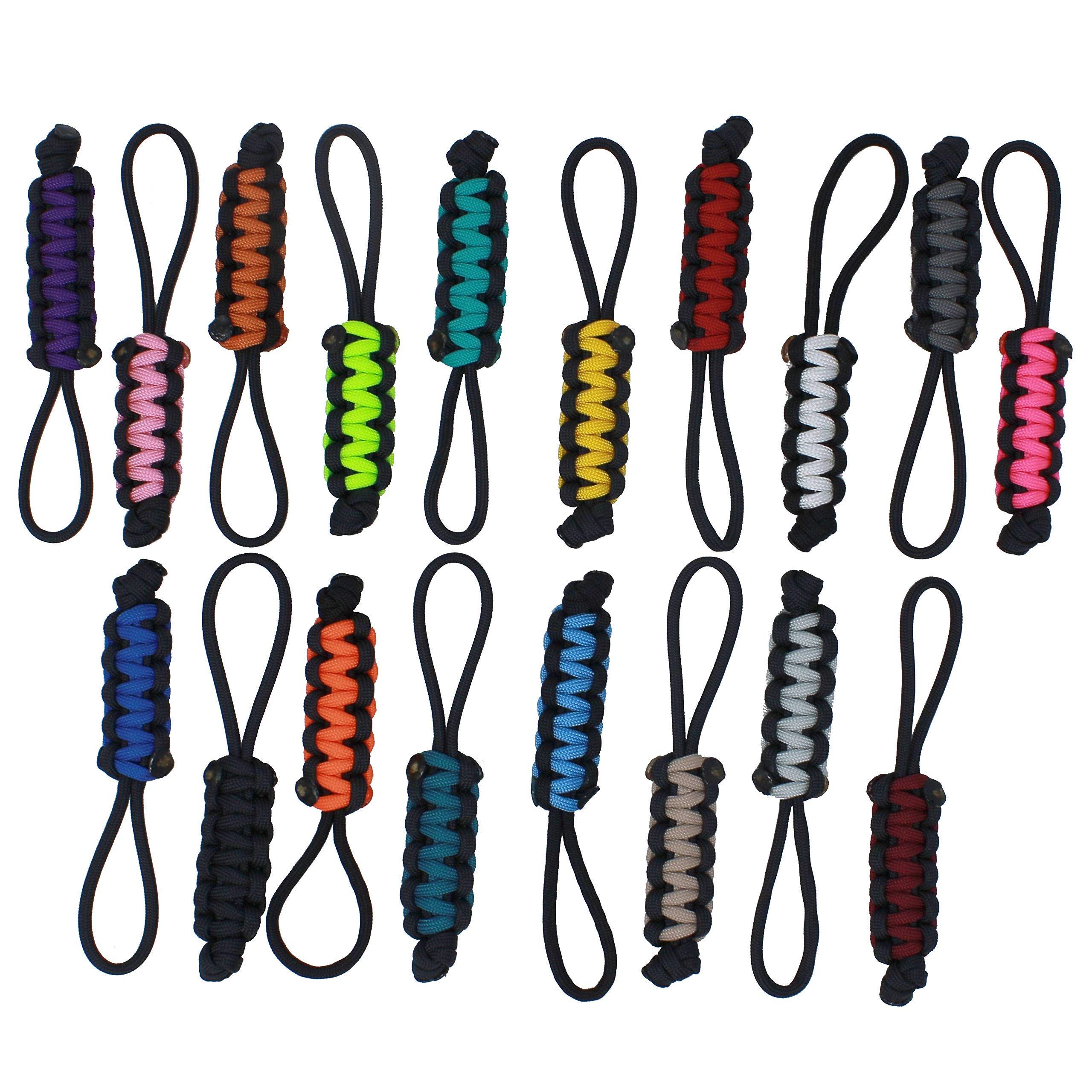 Custom Paracord Lanyards 5-Pack - Durable & Lightweight for Outdoor, Keys & ID Cards