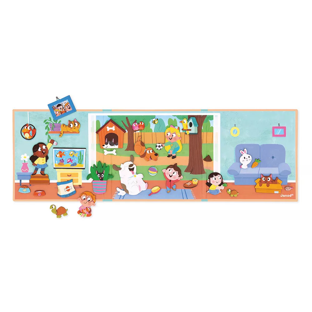 Magnetic Story Blocks for Kids - Fun Pet-Themed Educational Toys for Learning & Play | Perfect for Preschool, Classroom & Home Activities