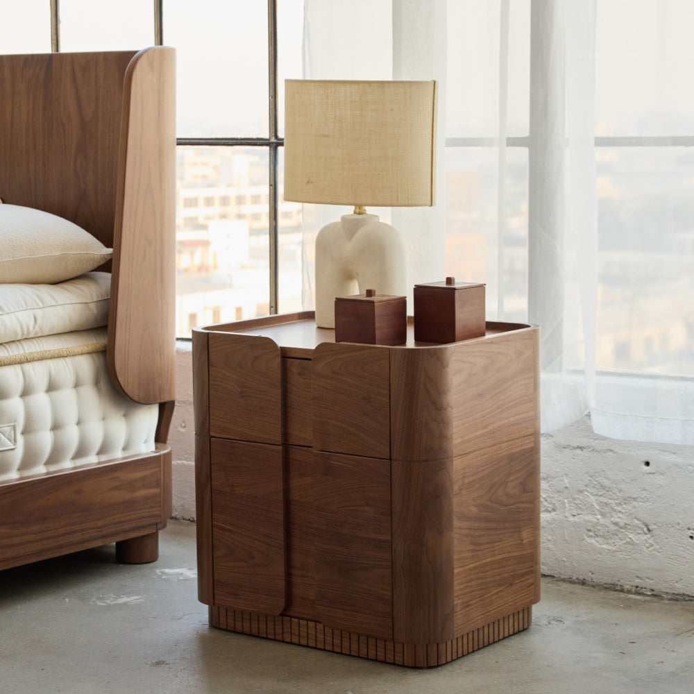 Montecito Side Table - Modern Wooden End Table for Living Room, Bedroom, or Office - Perfect for Coffee, Books, and Decor