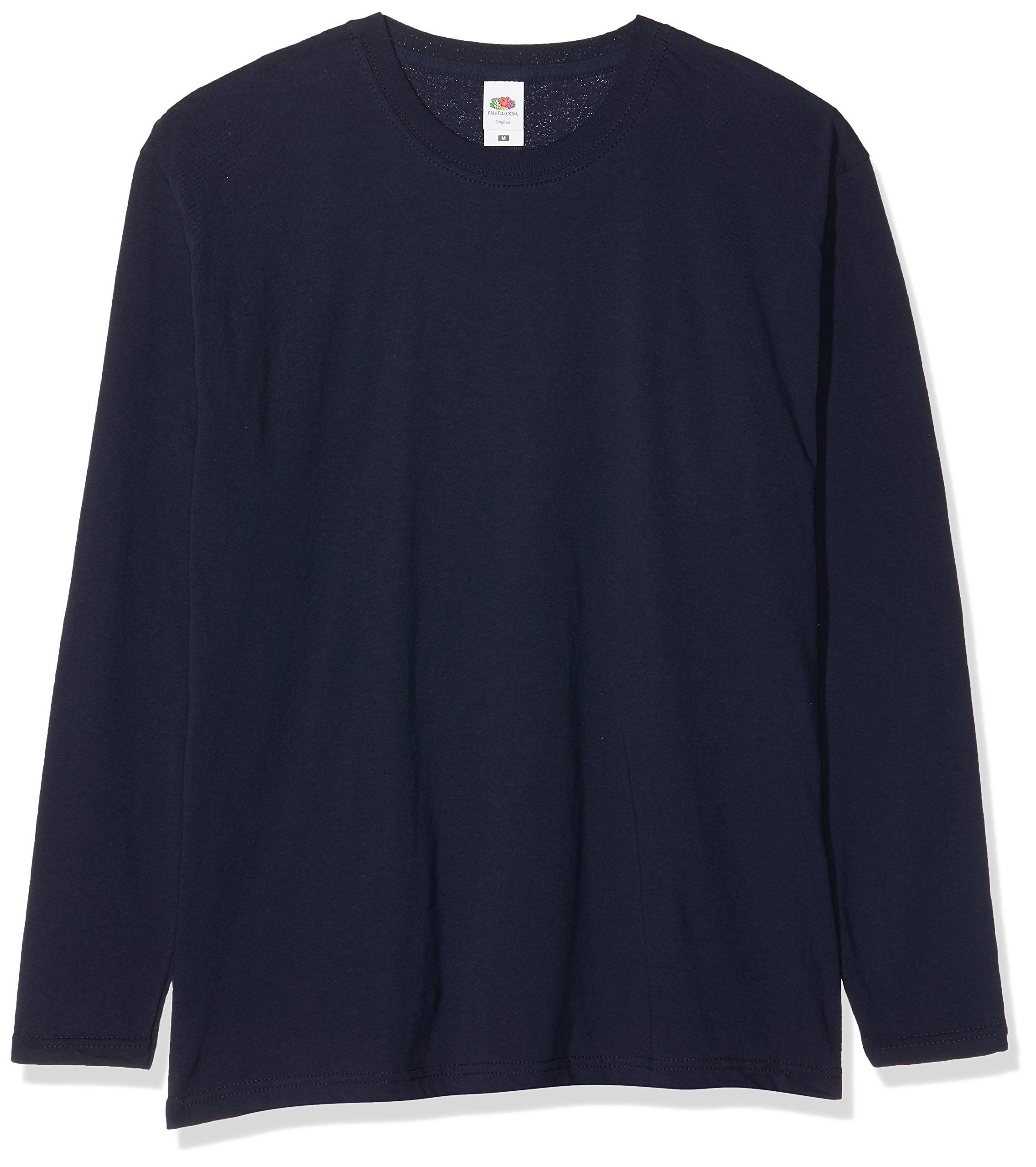 Fruit of the Loom Men's 5-Pack Long Sleeve T-Shirts - Soft Cotton Crewneck Tees for Casual Wear, Work & Layering | Comfortable Basic Shirts for Everyday Use