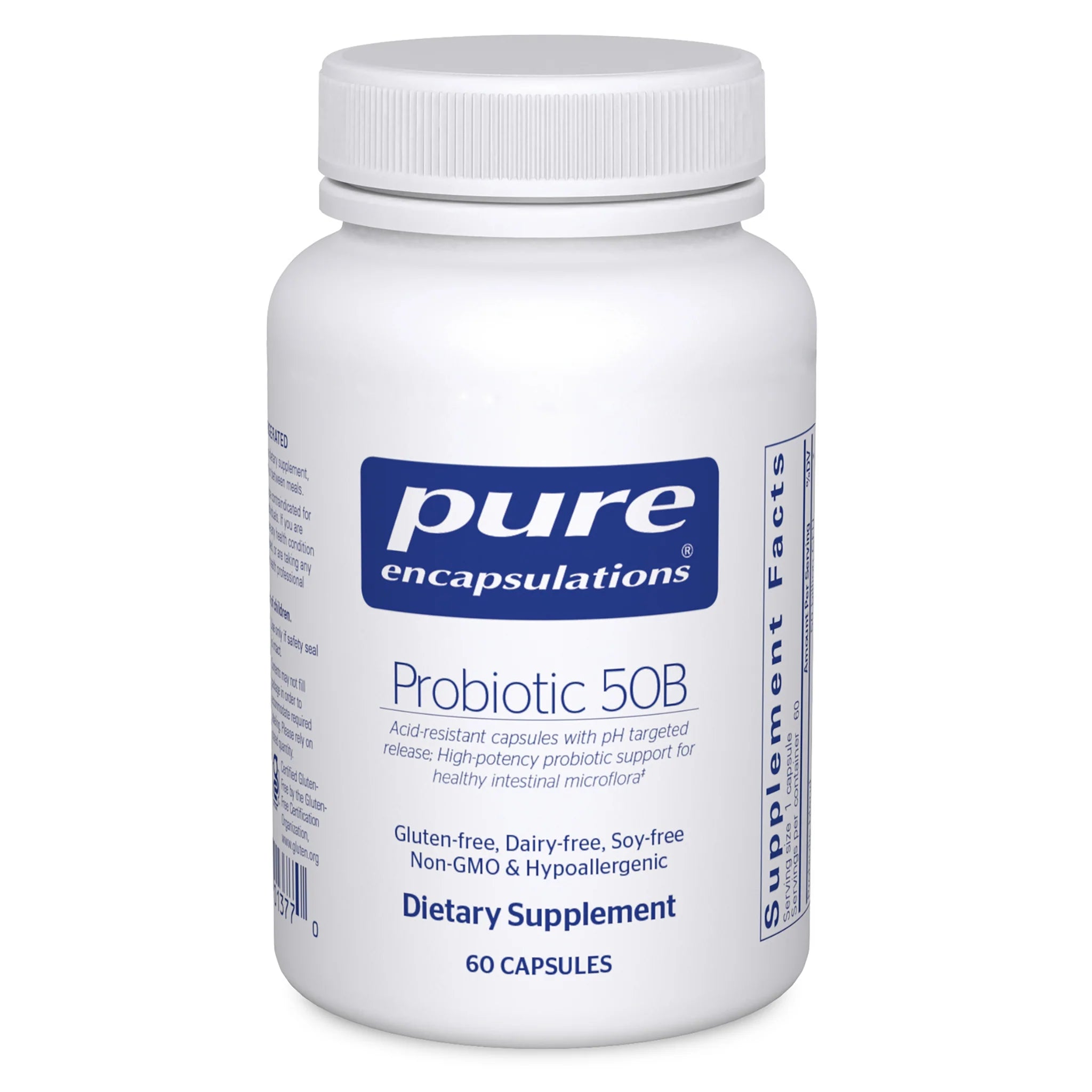 Pe Probiotic 50 Billion CFU - 60 Capsules for Digestive Health & Immune Support - Daily Gut Wellness Supplement for Men & Women